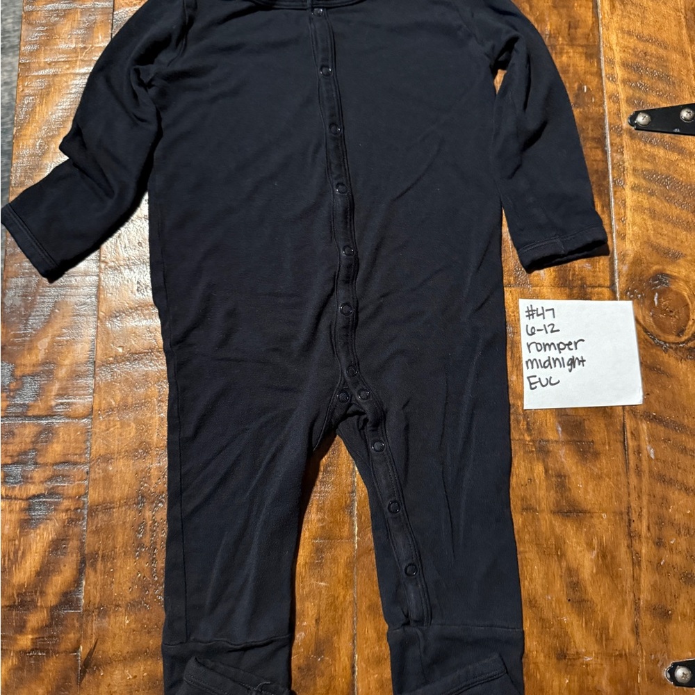 Kyte BABY Midnight Black Kids Footie